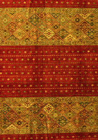 Southwestern Yellow Country Rug, abs4168yw