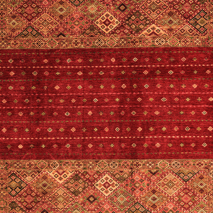 Southwestern Orange Country Rug, abs4168org