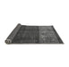 Sideview of Southwestern Gray Country Rug, abs4168gry