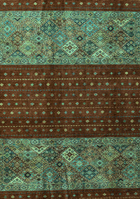 Southwestern Turquoise Country Rug, abs4168turq