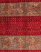 Machine Washable Abstract Chestnut Red Rug, wshabs4168