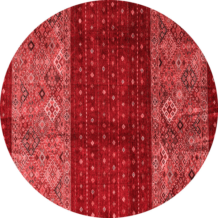 Machine Washable Southwestern Red Country Rug, wshabs4168red