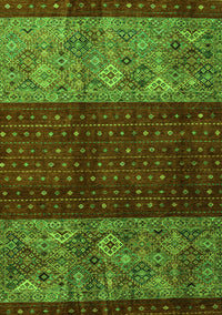 Southwestern Green Country Rug, abs4168grn