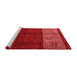 Country Red Washable Rugs