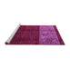 Sideview of Machine Washable Southwestern Purple Country Area Rugs, wshabs4168pur