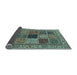 Sideview of Abstract Light Blue Modern Rug, abs4169lblu