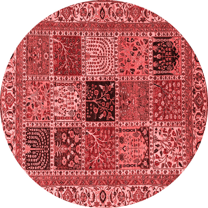 Abstract Red Modern Rug, abs4169red