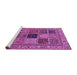 Sideview of Machine Washable Abstract Purple Modern Area Rugs, wshabs4169pur