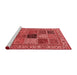 Modern Red Washable Rugs