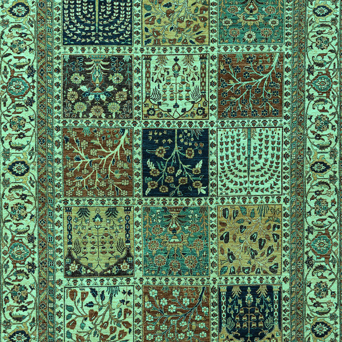 Abstract Turquoise Modern Rug, abs4169turq