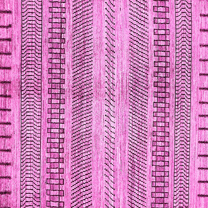 Square Machine Washable Abstract Pink Modern Rug, wshabs416pnk