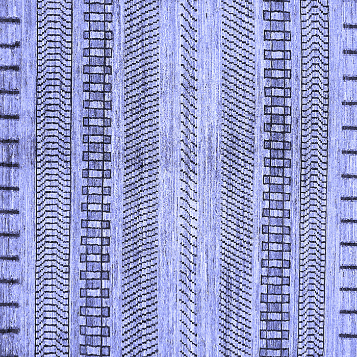 Square Abstract Blue Modern Rug, abs416blu