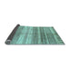 Sideview of Abstract Light Blue Modern Rug, abs416lblu