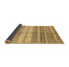 Sideview of Abstract Brown Modern Rug, abs416brn