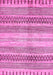 Machine Washable Abstract Pink Modern Rug, wshabs416pnk