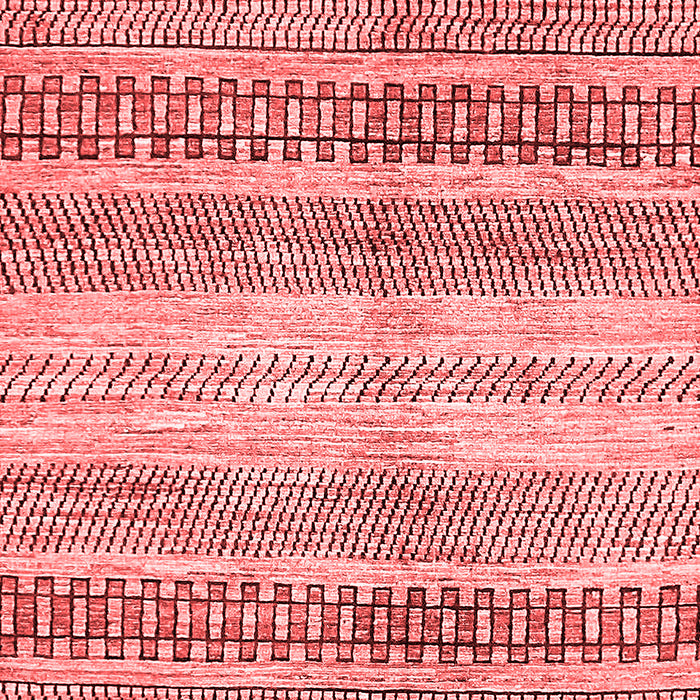 Machine Washable Abstract Red Modern Rug, wshabs416red