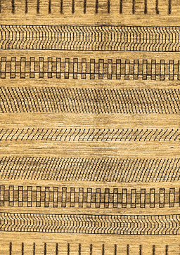 Abstract Brown Modern Rug, abs416brn