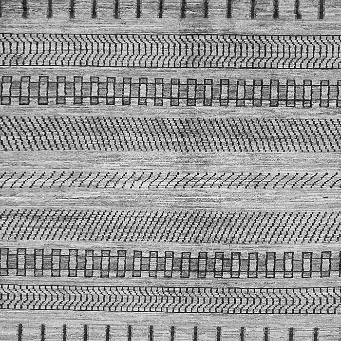 Square Machine Washable Abstract Gray Modern Rug, wshabs416gry