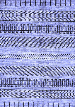 Abstract Blue Modern Rug, abs416blu