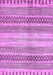 Machine Washable Abstract Purple Modern Area Rugs, wshabs416pur