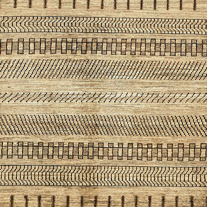 Square Abstract Brown Gold Modern Rug, abs416