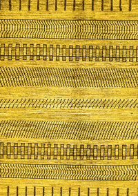 Abstract Yellow Modern Rug, abs416yw