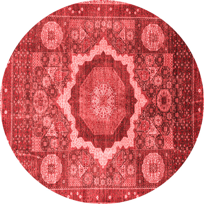 Machine Washable Abstract Red Modern Rug, wshabs4170red