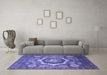 Machine Washable Abstract Blue Modern Rug in a Living Room, wshabs4170blu