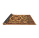 Sideview of Abstract Brown Modern Rug, abs4170brn