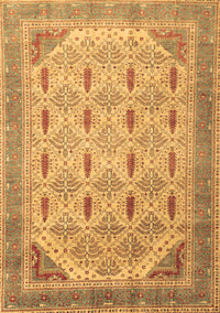 Abstract Brown Modern Rug, abs4171brn