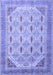 Abstract Blue Modern Rug, abs4171blu