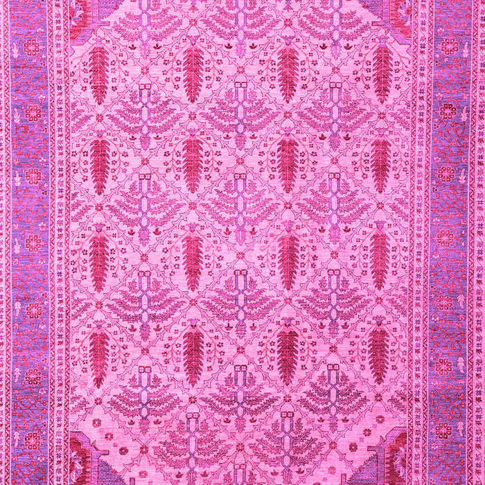 Machine Washable Abstract Pink Modern Rug, wshabs4171pnk