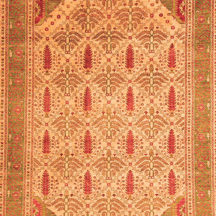 Machine Washable Abstract Orange Modern Area Rugs, wshabs4171org