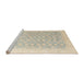 Sideview of Machine Washable Abstract Sand Brown Rug, wshabs4172