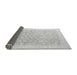 Sideview of Oriental Gray Modern Rug, abs4172gry