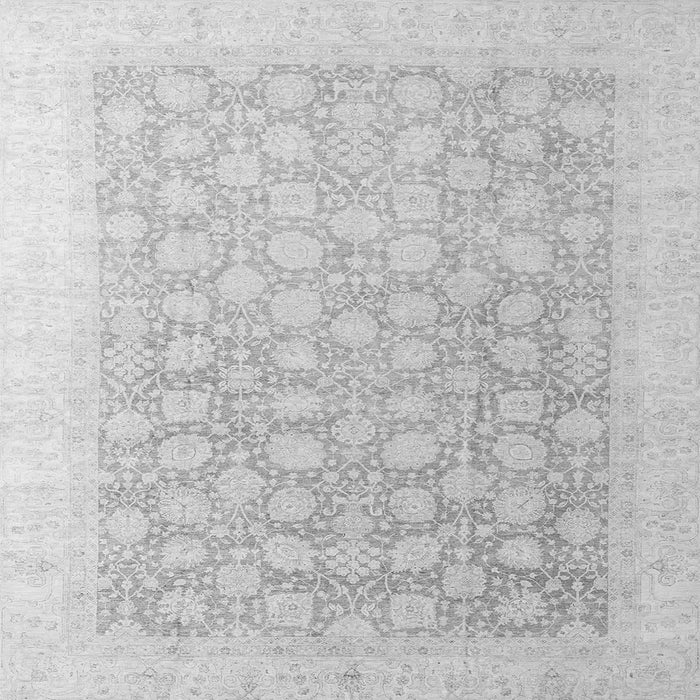 Square Oriental Gray Modern Rug, abs4172gry