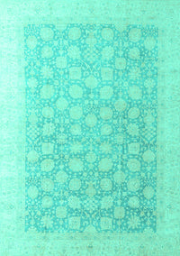 Oriental Turquoise Modern Rug, abs4172turq