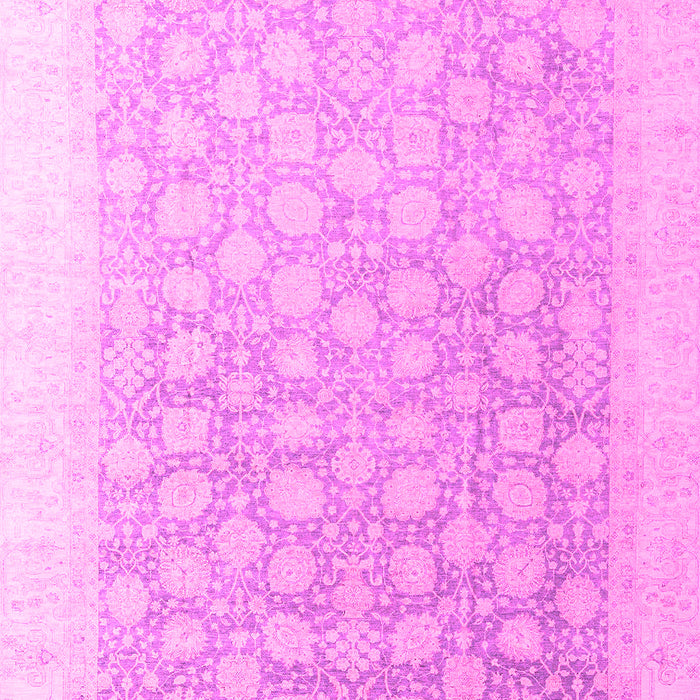 Machine Washable Oriental Pink Modern Rug, wshabs4172pnk