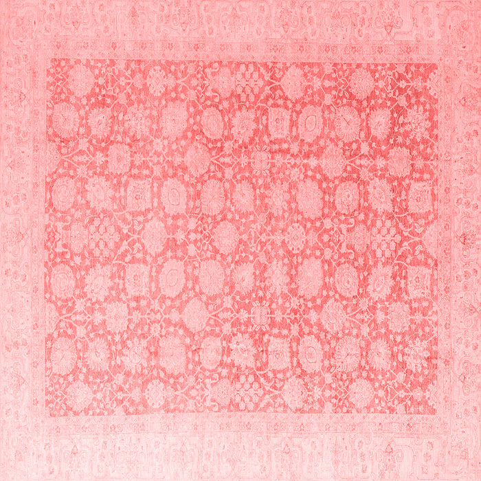 Machine Washable Oriental Red Modern Rug, wshabs4172red