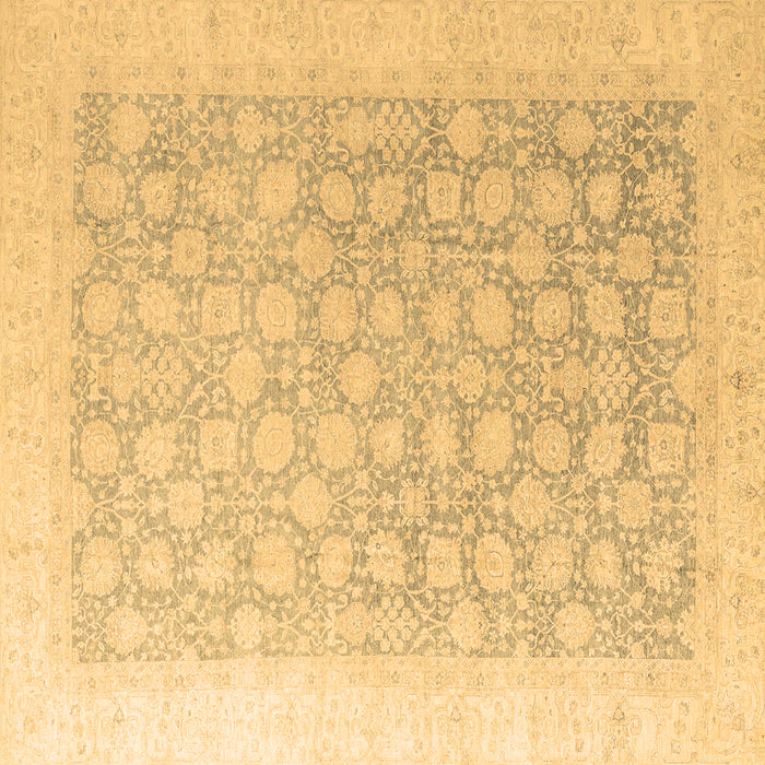 Square Oriental Brown Modern Rug, abs4172brn