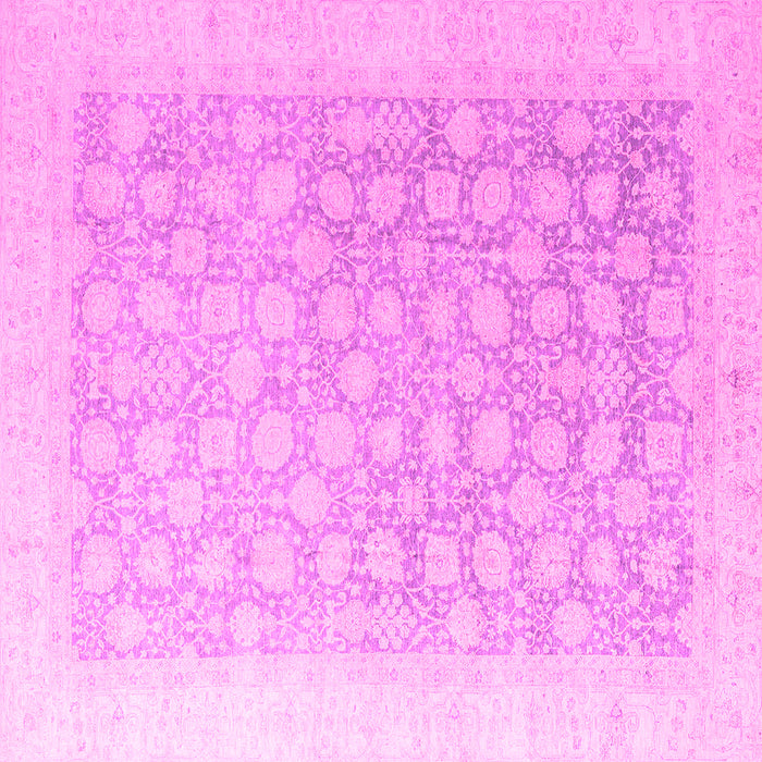 Square Oriental Pink Modern Rug, abs4172pnk