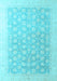 Oriental Light Blue Modern Rug, abs4172lblu