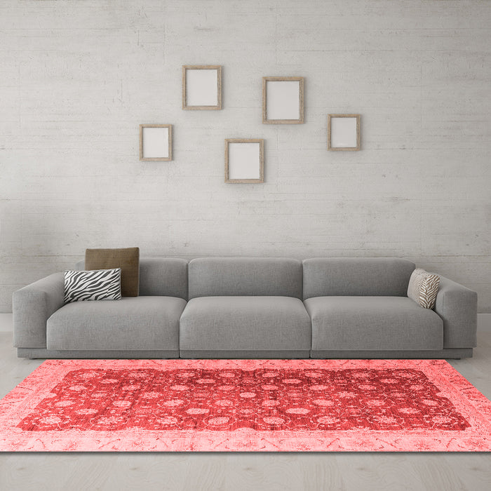 Traditional Red Washable Rugs