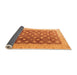 Sideview of Oriental Orange Traditional Rug, abs4173org