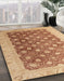Machine Washable Abstract Red Rug in a Family Room, wshabs4173