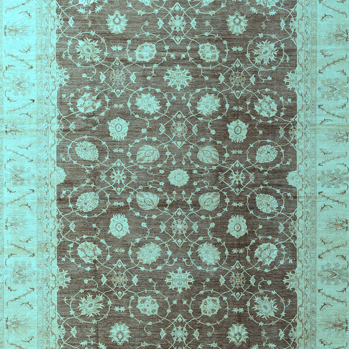 Oriental Light Blue Traditional Rug, abs4173lblu