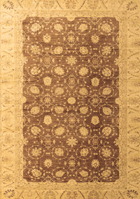 Oriental Brown Traditional Rug, abs4173brn