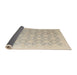 Sideview of Abstract Desert Sand Beige Modern Rug, abs4174