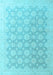 Machine Washable Abstract Light Blue Modern Rug, wshabs4174lblu