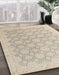 Machine Washable Abstract Desert Sand Beige Rug in a Family Room, wshabs4174